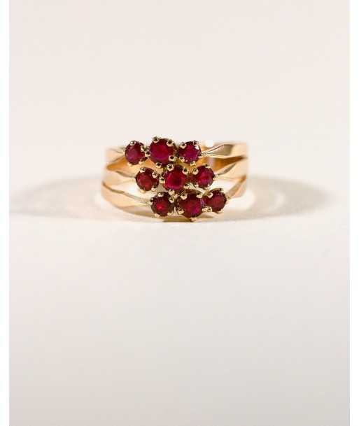 Bague 3 anneaux Rubis ouvre sa boutique