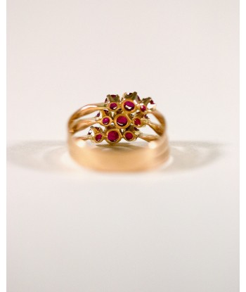 Bague 3 anneaux Rubis ouvre sa boutique