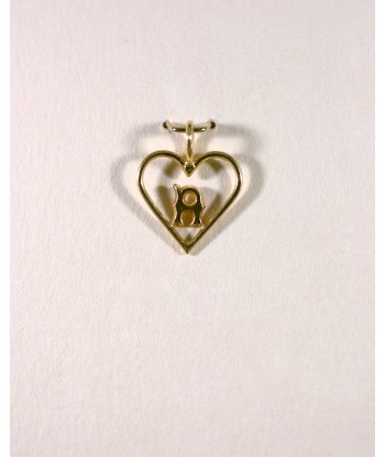 Pendentif Coeur "A" en ligne