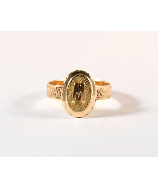 Bague "M" prix pour 