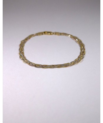 Bracelet Tressé 14k plus qu'un jeu 