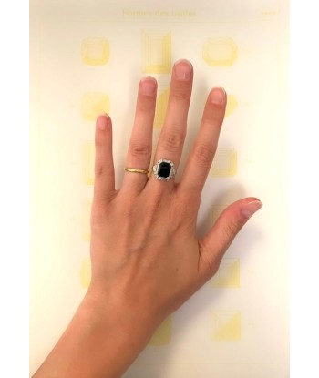 Bague Saphir synthétique soldes