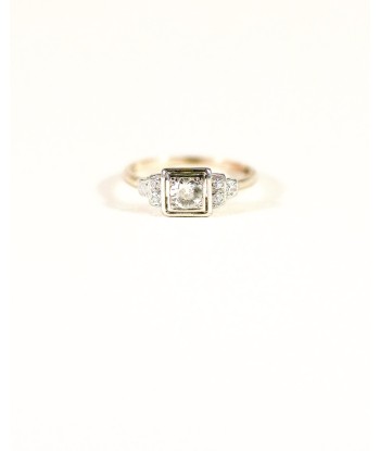 Bague Solitaire Gradins solde