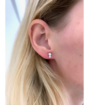 Puces d'Oreilles Double Diamants meilleur choix