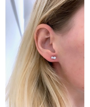 Puces d'Oreilles Double Diamants meilleur choix