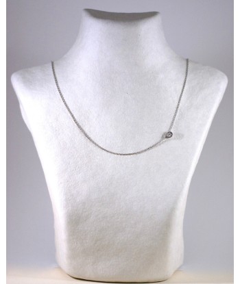 Collier Goutte Diamant en linge