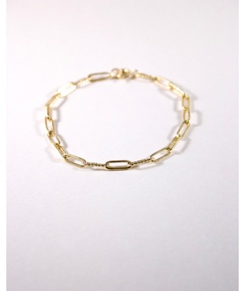 Bracelet Maillons longs alternés - 17,3 cm ou a consommer sur place