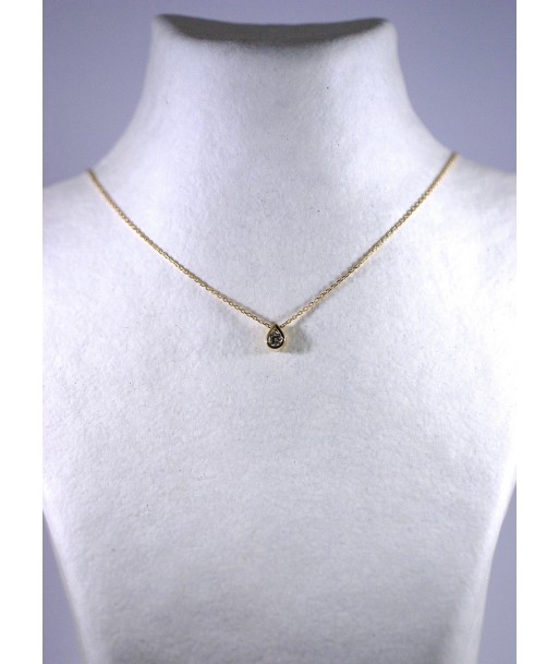 Collier Goutte Diamant (OJ) paiement sécurisé