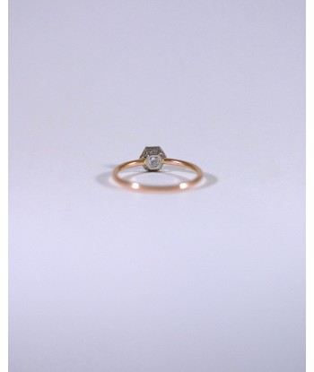 Bague Solitaire Hexagonal - reCréation online