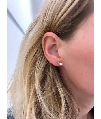 Puce d'Oreille Unique Perle Diamant - reCréation Les magasins à Paris