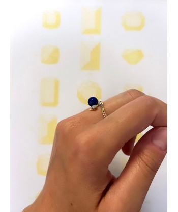 Bague Fils d'Or Lapis votre