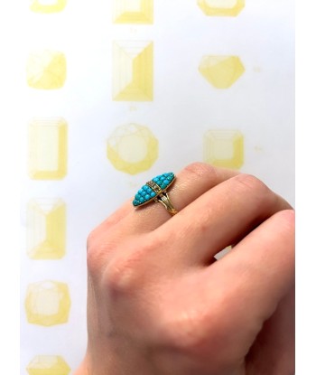 Bague Losange Turquoises de la marque