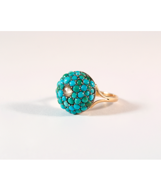 Bague Boule Cabochons de Turquoises 2024