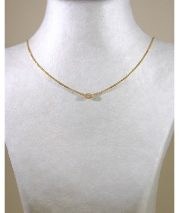 Collier Solitaire Navette chez Cornerstreet bien 