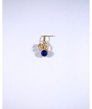 Pendentif Fleur Lapis - reCréation Fin de série