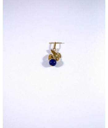 Pendentif Fleur Lapis - reCréation Fin de série