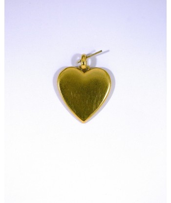 Pendentif Coeur Rainuré en stock