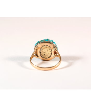 Bague Boule Cabochons de Turquoises 2024