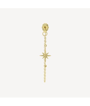 Boucle d’oreille North Star and Diamonds Long Chain ou a consommer sur place