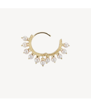 Boucle d’oreille 8mm Pearl Coronet Hoop Or Jaune 50-70% off 