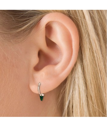 Boucle d’oreille Single Short Black Opal Spike Hoop Or Rose Découvrez la collection