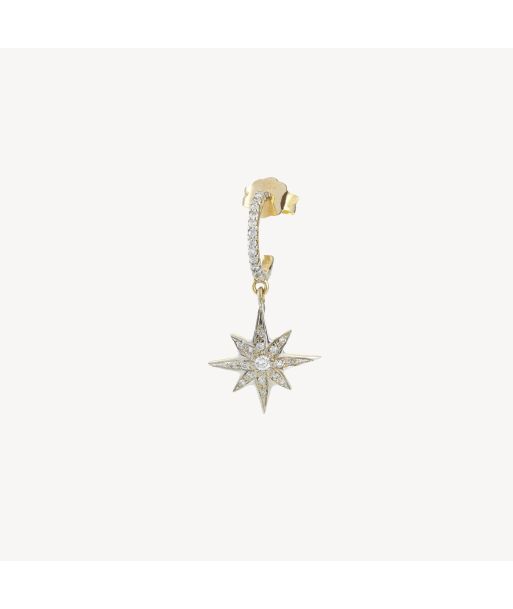 Boucle d'oreille Star Hoop Economisez 