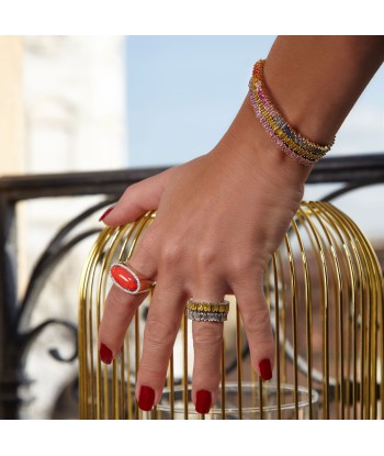 Bracelet Namib Or Jaune Voir les baskets