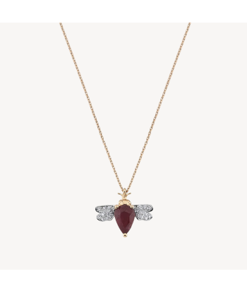 Collier Abeille Ruby de votre