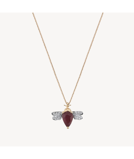 Collier Abeille Ruby de votre