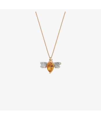 Collier Abeille Citrine à prix réduit toute l'année