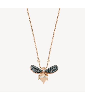 Collier Abeille Blue Diamond est présent 