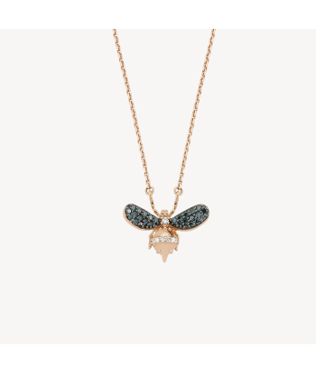 Collier Abeille Blue Diamond est présent 