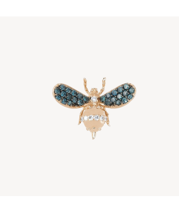 Boucle d'oreille Abeille Diamant Véritable concentré