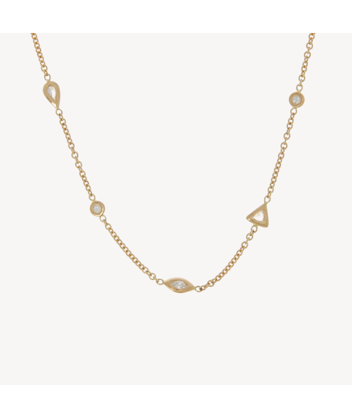 Collier multi diamants Paris Déstockage Promo