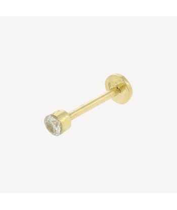 Piercing Puce Diamant 2.5mm Serti Invisible Or Jaune de technologie