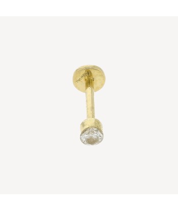 Piercing Puce Diamant 2.5mm Serti Invisible Or Jaune de technologie