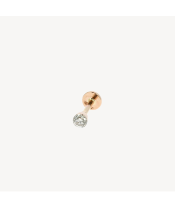 Piercing Puce Diamant 2.5mm Serti Invisible Or Rose Profitez des Offres !