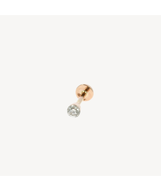 Piercing Puce Diamant 2.5mm Serti Invisible Or Rose Profitez des Offres !