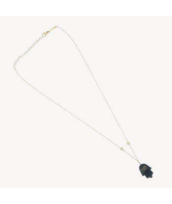 Collier onyx hamsa rubis marquise chez Cornerstreet bien 