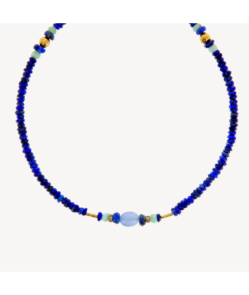 Collier lapis et calcite offre 