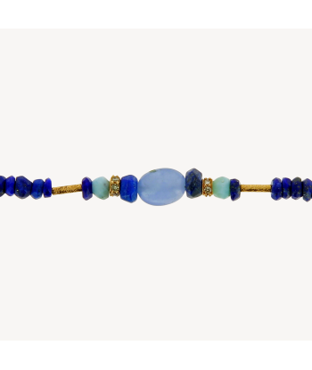 Collier lapis et calcite offre 