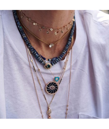 Collier tourmaline bleue et opale bleue en ligne des produits 