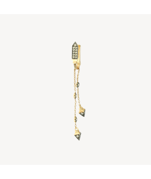 Boucle d'oreille Champagne Diamond Dangling online