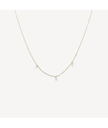 Collier diamants pendants 3mm or jaune pour bénéficier 