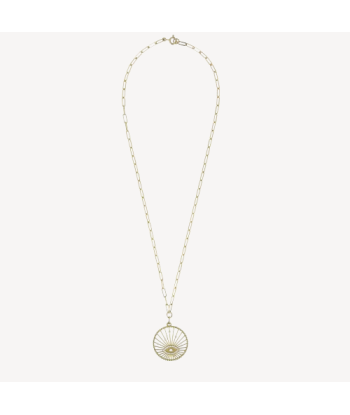 Collier Oeil Diamants Blancs hantent personnes