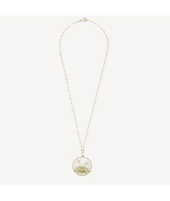 Collier Lotus Diamants Blancs les ctes