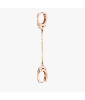 Boucle d'oreille Handcuff Hoop with Medium Chain pas cher 