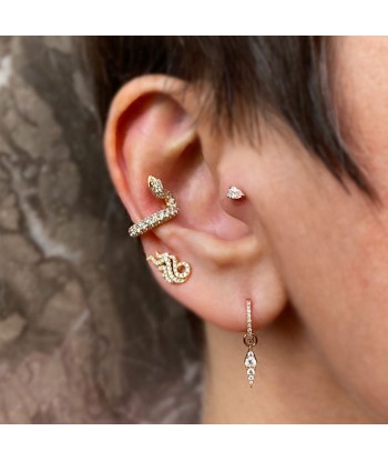 Boucle d'oreille Delight and Sharp Or Rose destockage