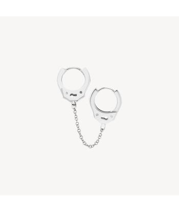 Boucle d'oreille Handcuff Hoop with Short Chain pas cher chine