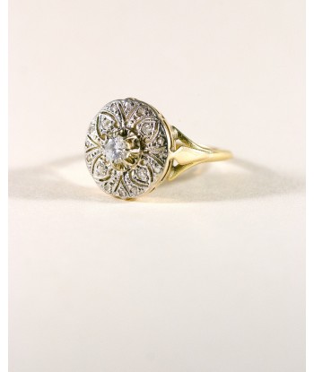 Bague Ronde ajourée Diamant 50-70% off 